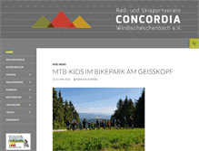 Tablet Screenshot of concordia-we.de